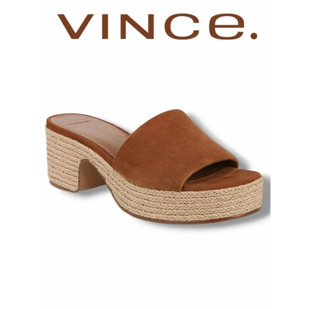 Vince Women’s Margo Platforms in the Size 9 in Sequoia Brown